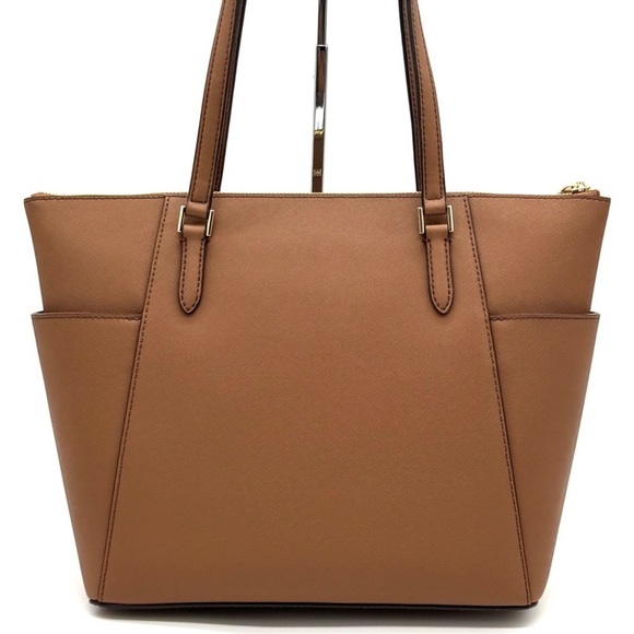 Michael Kors Large Charlotte TZ Tote Bag Luggage Brown - Picture 5 of 11